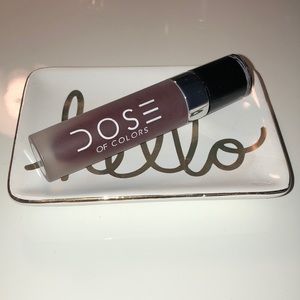 Dose of Colors Matte Liquid Lipstick in Black Rose